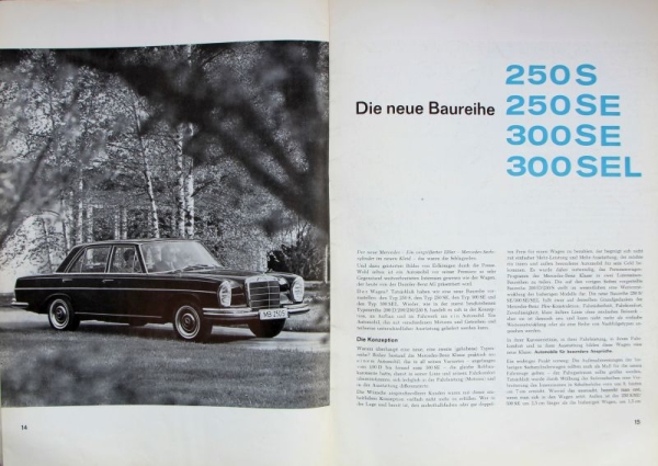 "Mercedes-Benz Information" Factory-Magazine 1965 (8947)